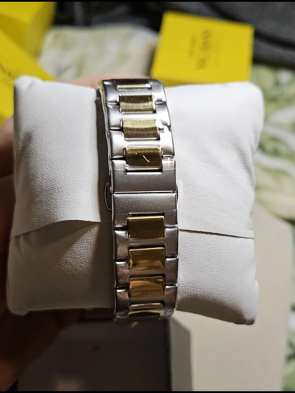 Invicta Celestial Two-Tone Silver and Gold Stainless Steel Watch with Gray Dial